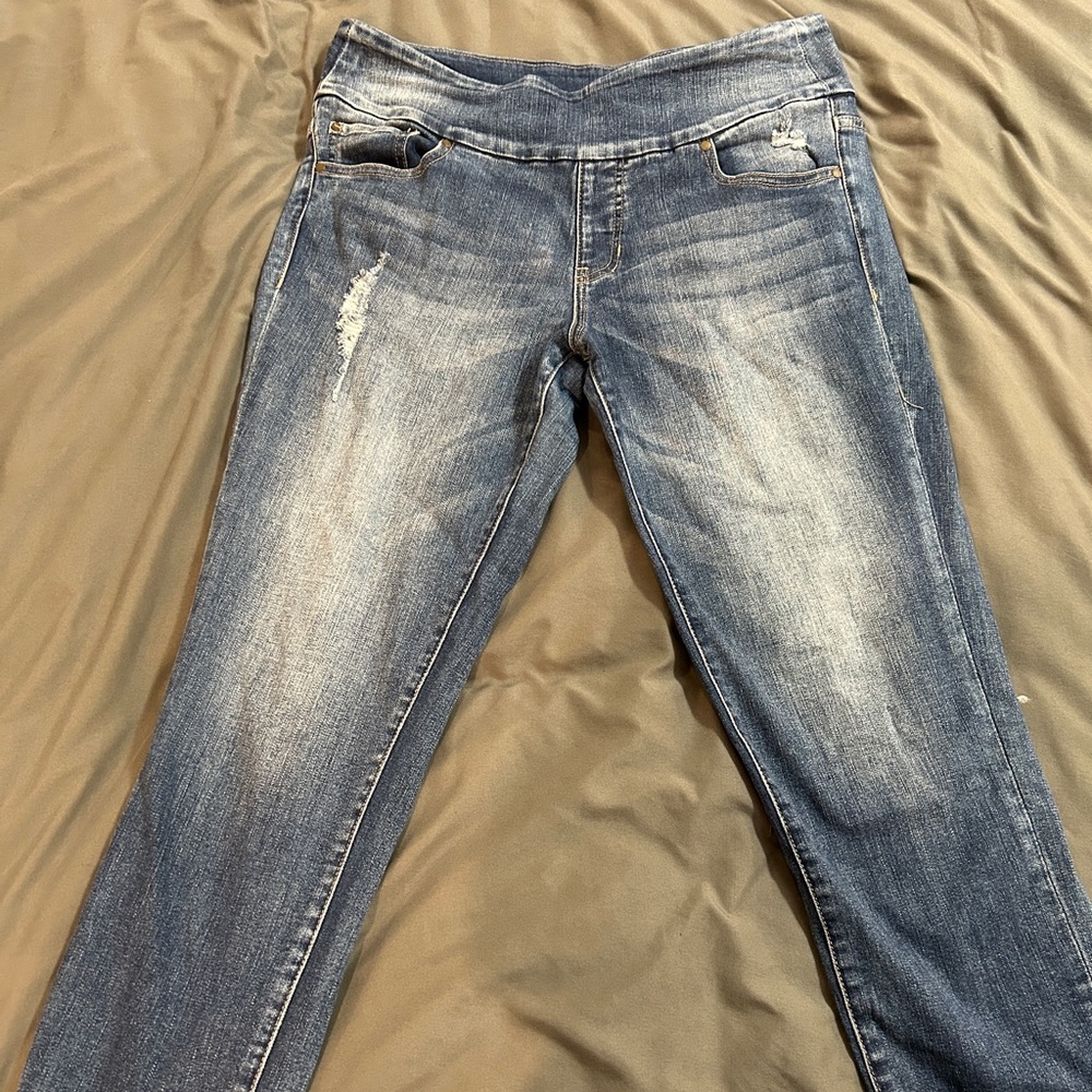 JAG high rise slim ankle jeans